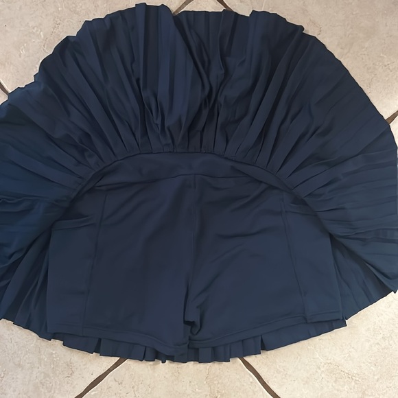 Pleated Active Skort - Navy - Picture 6 of 6